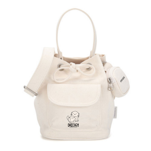 CHIOS CLUB - Chios3951 Small Logo Canvas Bucket / IVORY